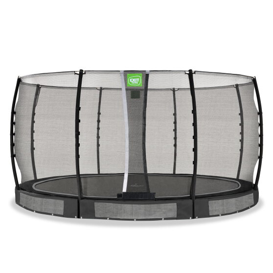 EXIT Allure Classic nedgravet trampolin ø427cm - sort