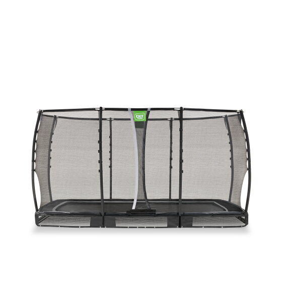 EXIT Allure Premium nedgravet trampolin 214x366cm - sort