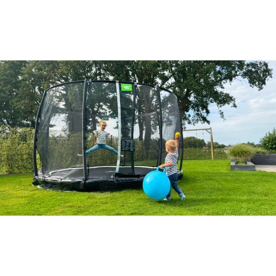 EXIT Allure Premium nedgravet trampolin ø305cm - sort