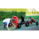 EXIT Spider Race pedal go-kart trailer - red