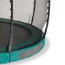 EXIT Allure Premium nedgravet trampolin ø427cm - grøn