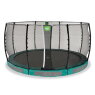 EXIT Allure Classic nedgravet trampolin ø427cm - grøn