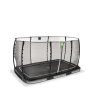 EXIT Allure Classic nedgravet trampolin 214x366cm - sort